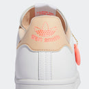 Scarpe Donna ADIDAS Sneakers linea Stan Smith colore Bianco Cipria e Rosso