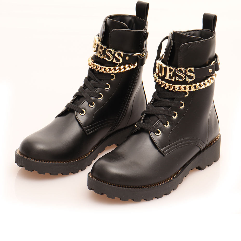Guess Rahima2 Stivaletto Donna Nero: Bootie Elegante E Casual, Taglia 35 EU