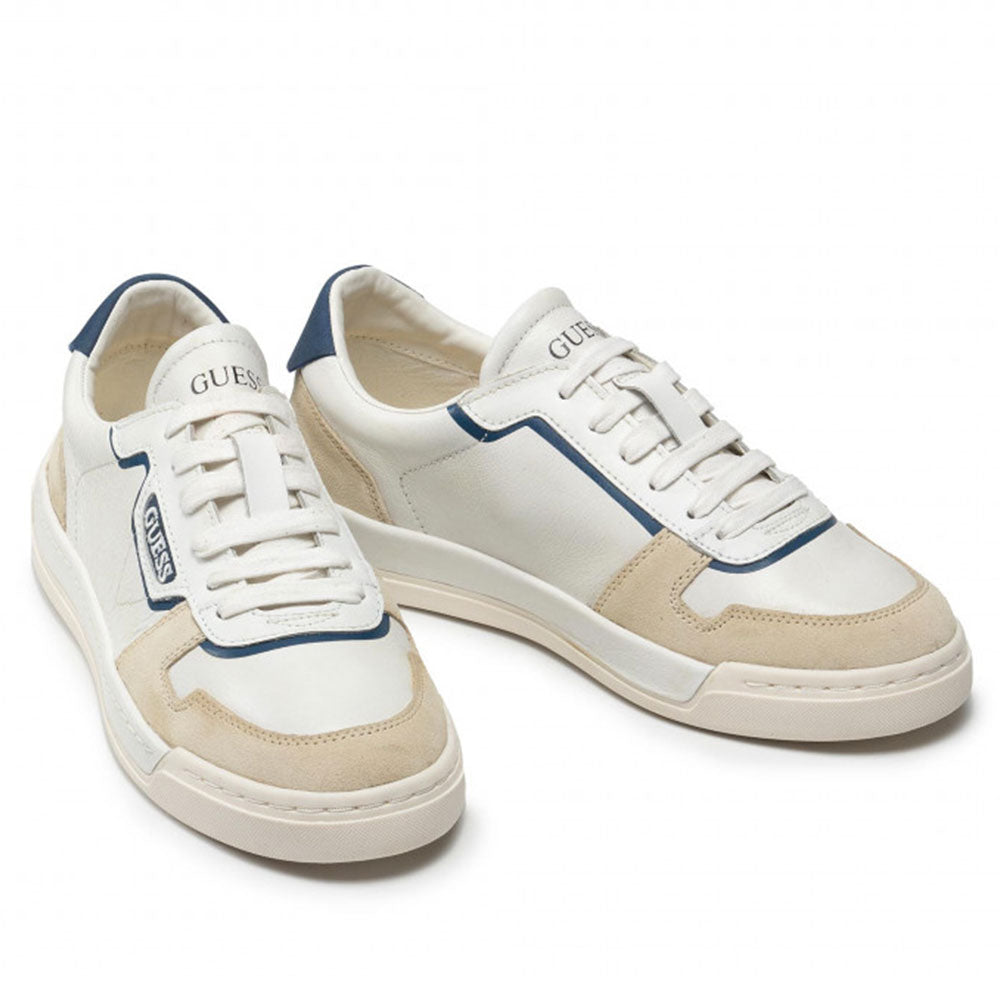 Scarpe Uomo GUESS Sneakers di colore Bianco - Blu Linea Strave