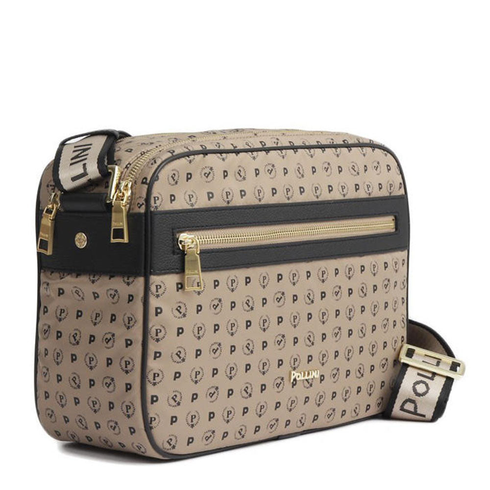 POLLINI Damen-Umhängetasche Heritage Soft Beige-Linie