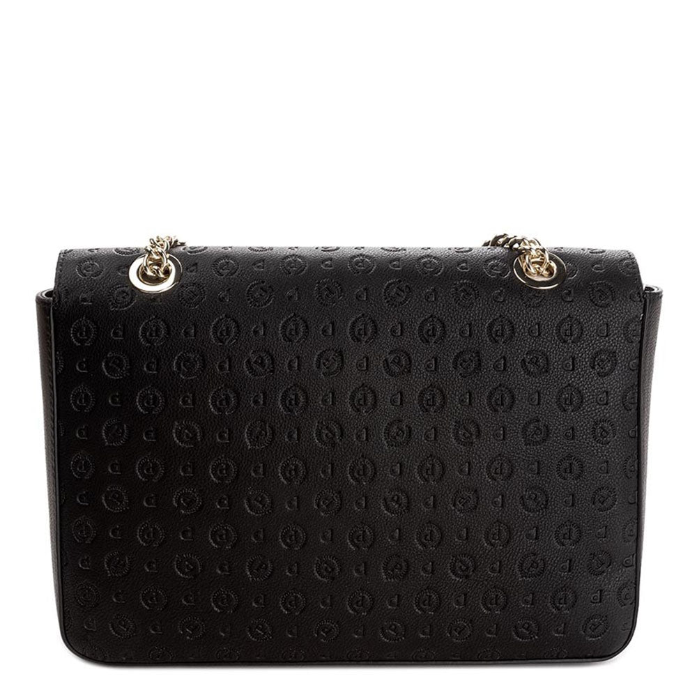 Borsa Donna a Spalla e Tracolla POLLINI Linea Heritage Embossed Nero