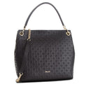 POLLINI Damen Hobo Bag Heritage Embossed Black Linie