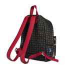 POLLINI Damenrucksack Heritage Butterfly Line Schwarz Rot