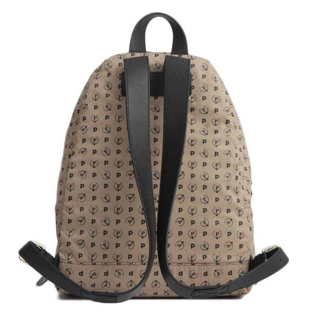 POLLINI Damenrucksack Heritage Line aus weichem beigem Stoff