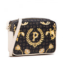 Borsa a Tracolla Donna POLLINI Linea Heritage Queen For a Day Nero e Avorio