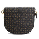 POLLINI Damen-Umhängetasche Heritage Logo Classic Schwarz und schwarze Linie