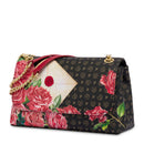 Borsa Donna a Spalla POLLINI Linea Heritage My Amore Nero Rosso