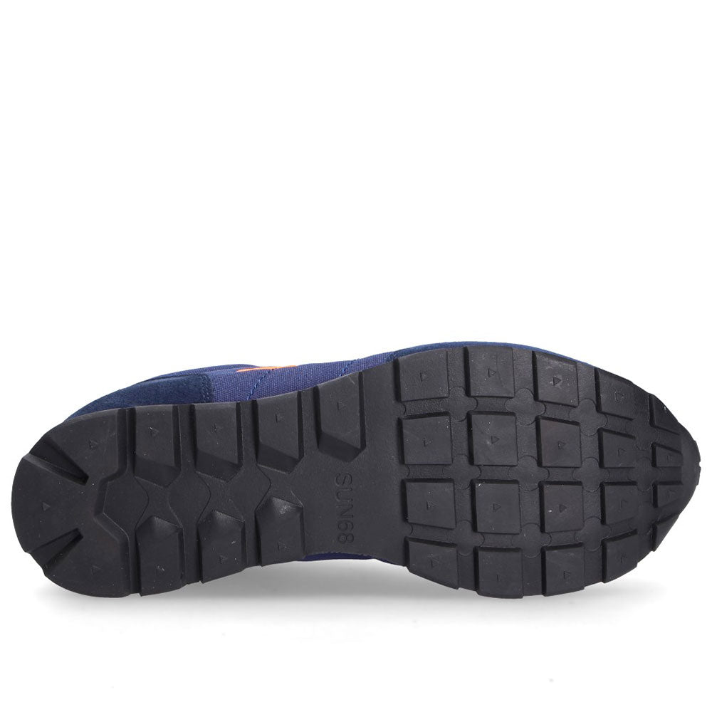 Scarpe Uomo Sun68 Sneakers Tom Fluo Navy Blue