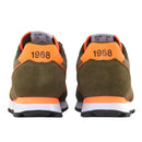 Scarpe Uomo Sun68 Sneakers Tom Nylon Fluo colore Militare