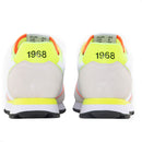 Scarpe Uomo Sun68 Sneakers Tom Nylon Fluo colore Bianco