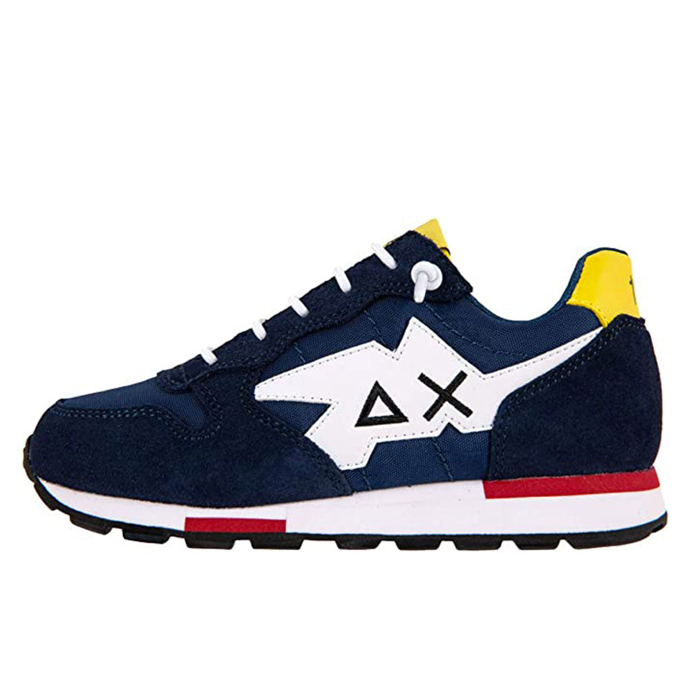 Sun68 Sneaker Casual Tom Color tomaia in Nylon e Suede Verde Scuro Uom Sun68 Sneaker Casual Tom Color tomaia in Nylon e Suede Verde Scuro Uom
