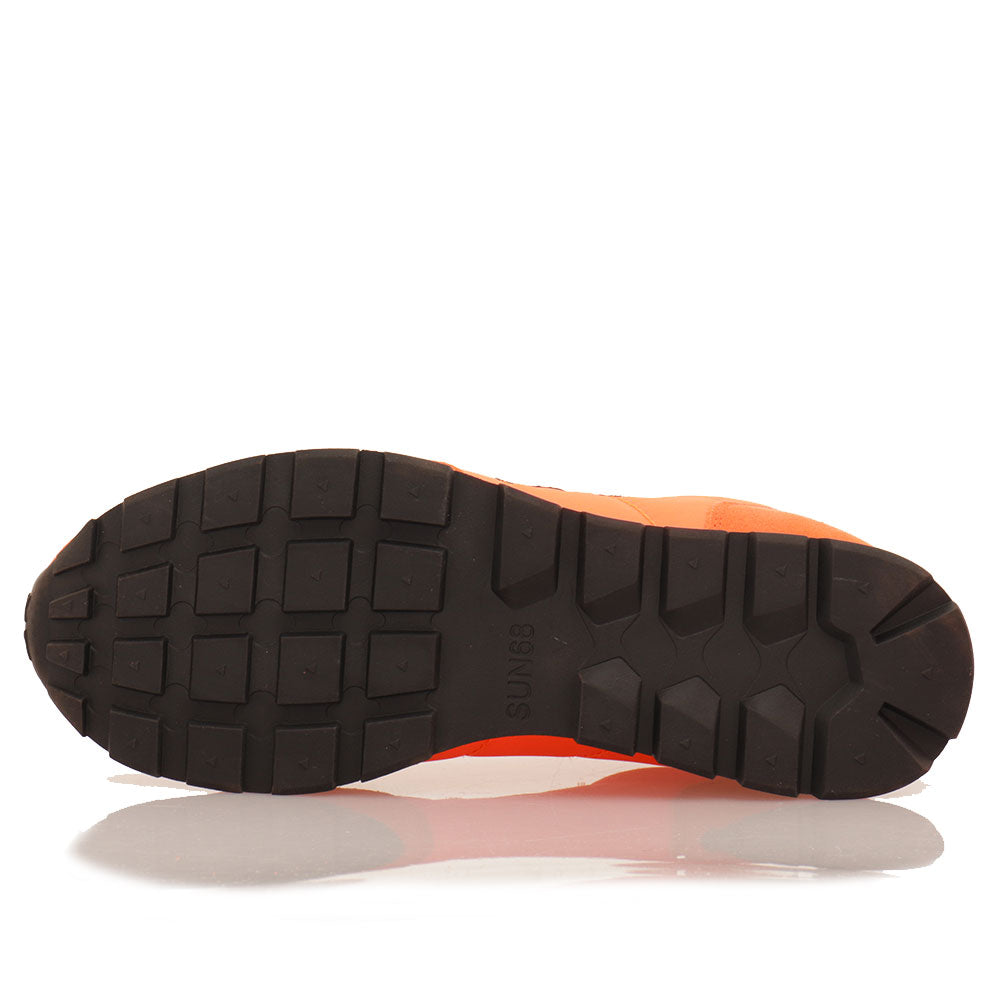 Scarpe Uomo Sun68 Sneakers Tom Solid Nylon colore Arancione Fluo