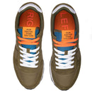 Scarpe Uomo Sun68 Sneakers Tom Solid Nylon colore Militare