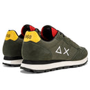 Men's Dark Military Nylon Sneakers Sun68 Tom Solid - Z41101