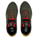 Men's Dark Military Nylon Sneakers Sun68 Tom Solid - Z41101