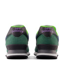 Scarpe Donna NEW BALANCE Sneakers 574 in Mesh e Suede colore Green e Purple