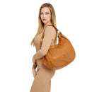 GUESS Damen Umhängetasche Becci Line Farbe Cognac