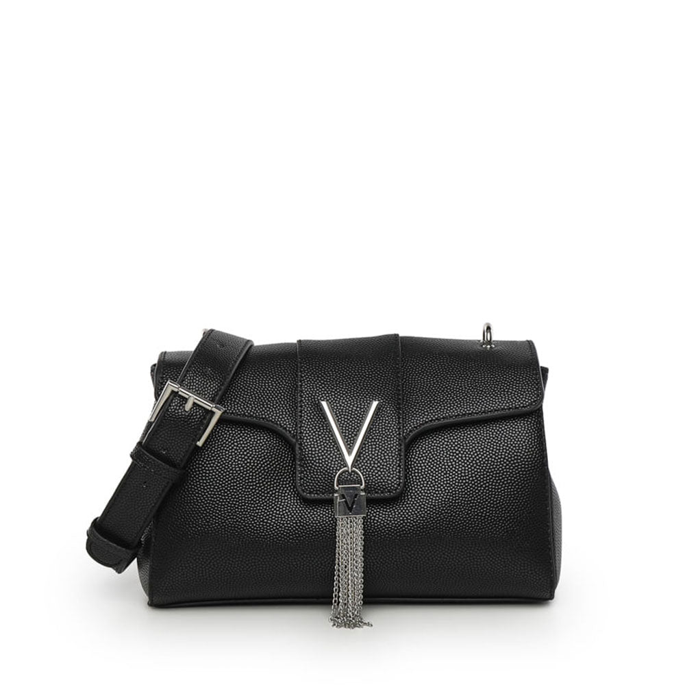 VALENTINO BAGS Damen Umhängetasche Divina Linie Farbe Schwarz Größe Small