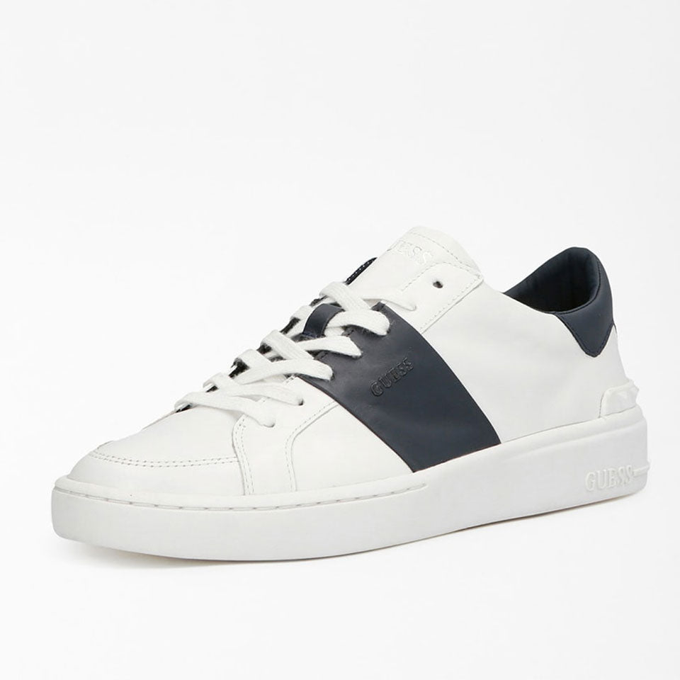 Scarpe Uomo GUESS Sneakers di colore Bianco e Blu Linea Verona