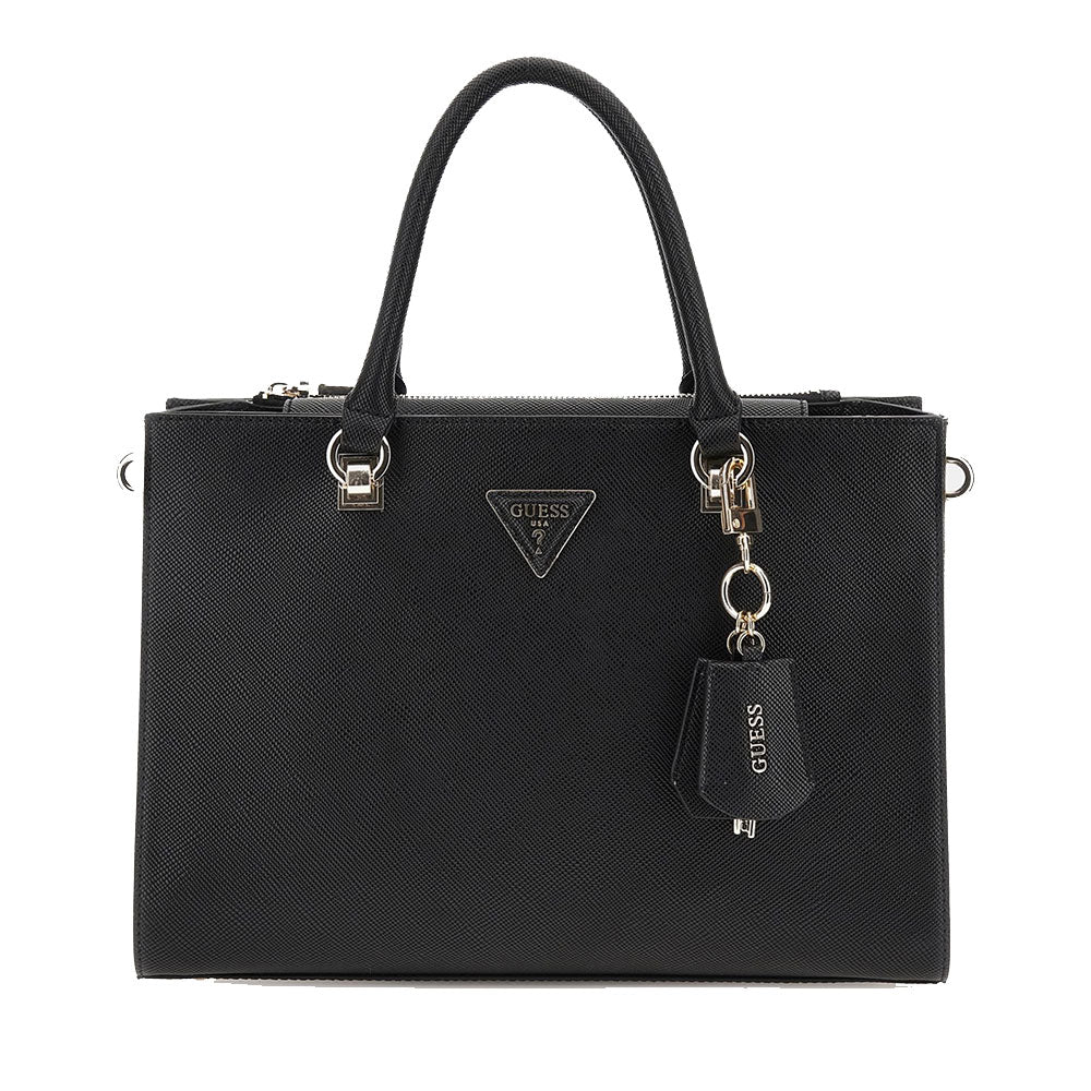 GUESS Damenhandtasche Brynlee Line Farbe Schwarz