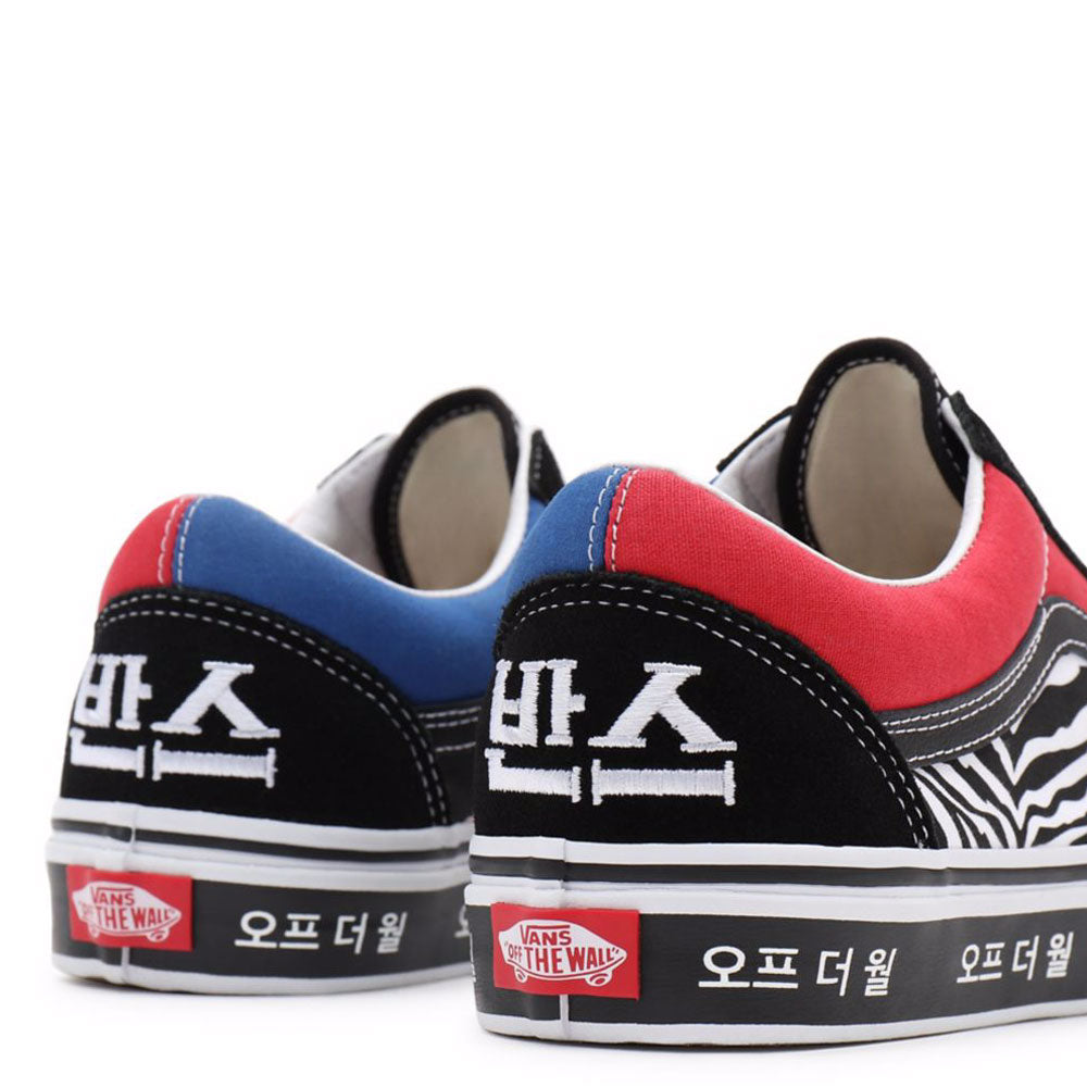 Scarpe Unisex VANS Sneakers Old Skool stampa Korean Typography