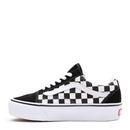 Scarpe Donna VANS Sneakers Old Skool Platform Checkerboard colore Nero e Bianco