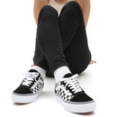 Scarpe Donna VANS Sneakers Old Skool Platform Checkerboard colore Nero e Bianco