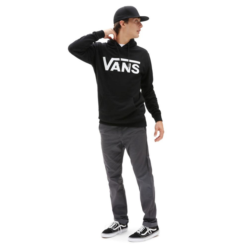 Felpa con Cappuccio VANS linea Classic colore Black White