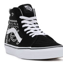Scarpe Unisex VANS Sneakers Alte Sk8-Hi Peace Paisley colore Black e True White