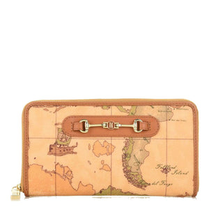 Damen-Geldbörse mit Rundum-Reißverschluss 1A Classe ALVIERO MARTINI Geo Classic Print W073