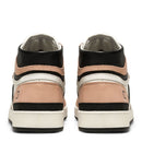 Scarpe Donna D.A.T.E. Sneakers Alte linea Sport High Vintage Calf colore Rosa e Nero