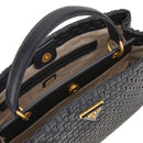 GUESS Damenhandtasche Lisbet-Linie, Schwarz