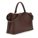 GUESS Damenhandtasche Lisbet Linie Farbe Mahagoni