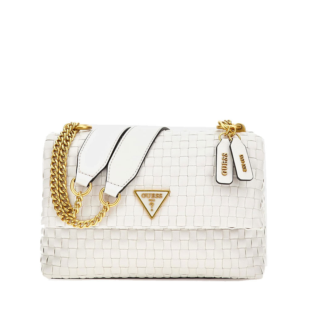 GUESS Damen Umhängetasche Lisbet Line Farbe Stein