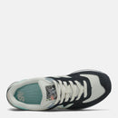 Scarpe Donna NEW BALANCE Sneakers 574 in Pelle Suede e Tessuto Nero e Menta