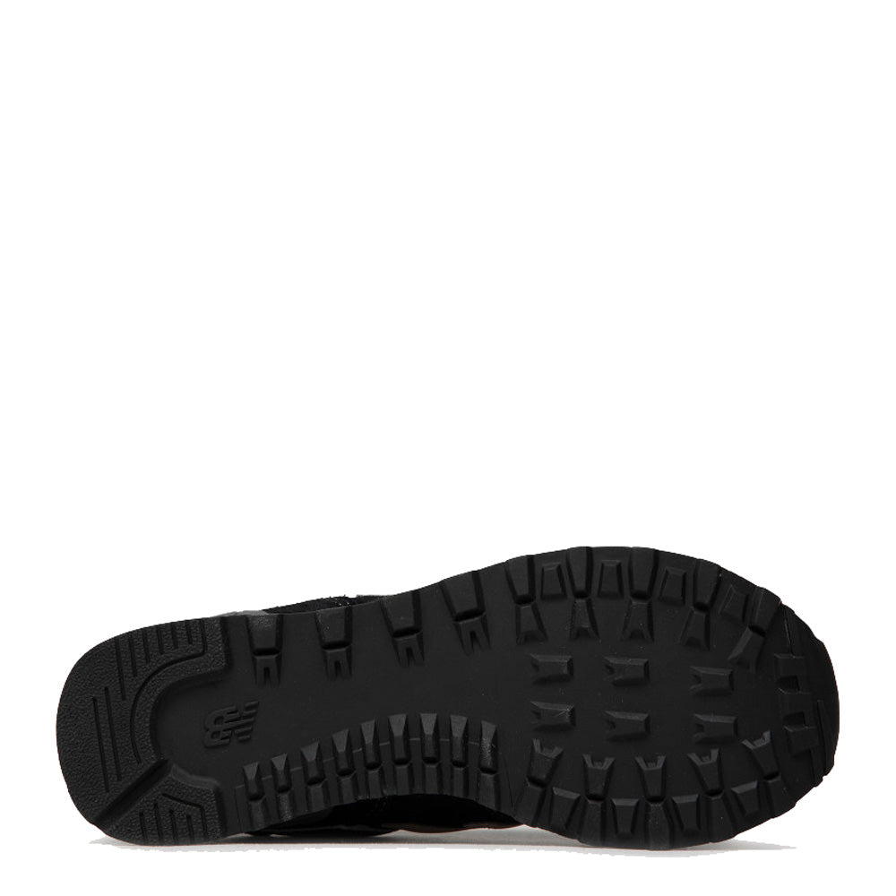 Scarpe Donna NEW BALANCE Sneakers 574 in Suede e Mesh colore Nero
