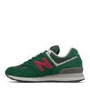 Scarpe Donna NEW BALANCE Sneakers 574 in Suede e Mesh colore Nightwatch Green