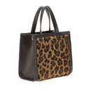 GUESS Damenhandtasche mit zwei Fächern Bergen Line Farbe Leopard