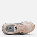 Scarpe Donna NEW BALANCE Sneakers 237 in Suede e Nylon colore Rose Water e Silver Metallic
