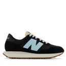 Scarpe Donna NEW BALANCE Sneakers 237 in Suede e Nylon colore Black e Beach Blue