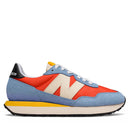 Scarpe Donna NEW BALANCE Sneakers 237 in Suede e Mesh colore Orange e Blu