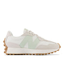 Scarpe Donna NEW BALANCE Sneakers 327 in Pelle e Suede colore Moonbeam e Silver Moss