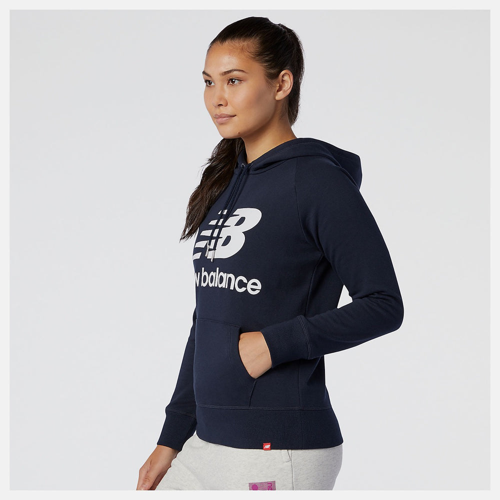 NEW BALANCE Damen-Kapuzenpullover Essentials-Linie Eclipse-Farbpullover