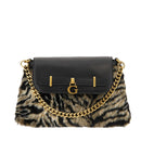 GUESS Damenhandtasche Bergen Line in der Farbe Animalier Brown