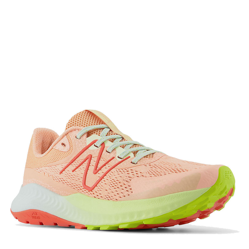 Scarpe Donna NEW BALANCE Sneakers Trail DynaSoft Nitrel V5 colore Guava Ice Hazy Peach e Limelight