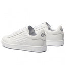 Herrenschuhe EA7 Emporio Armani Sneakers mit seitlichem Logo, Farbe Weiß