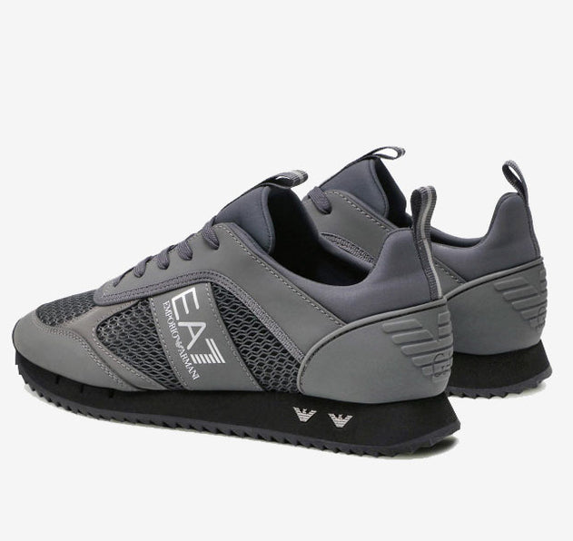 Unisex-Schuhe EA7 Emporio Armani Sneakers Farbe Iron Gate - Schwarz - Silber