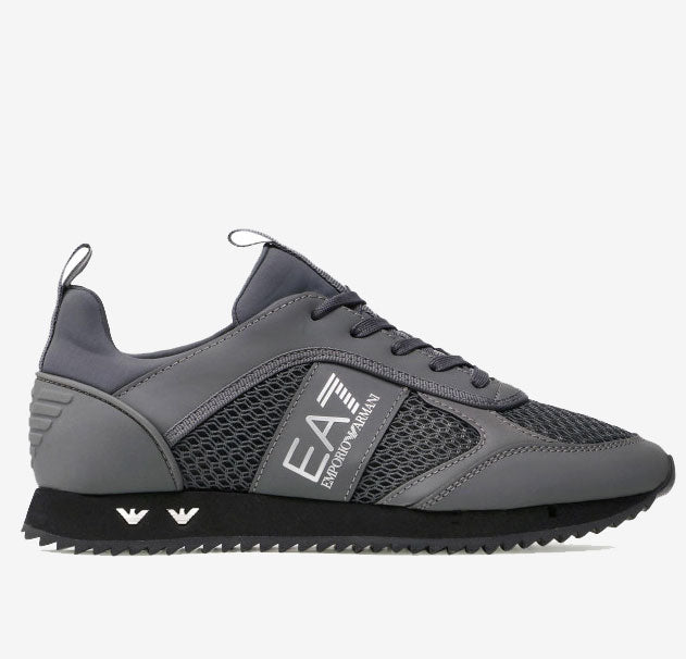 Unisex-Schuhe EA7 Emporio Armani Sneakers Farbe Iron Gate - Schwarz - Silber