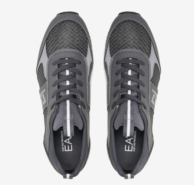 Unisex-Schuhe EA7 Emporio Armani Sneakers Farbe Iron Gate - Schwarz - Silber