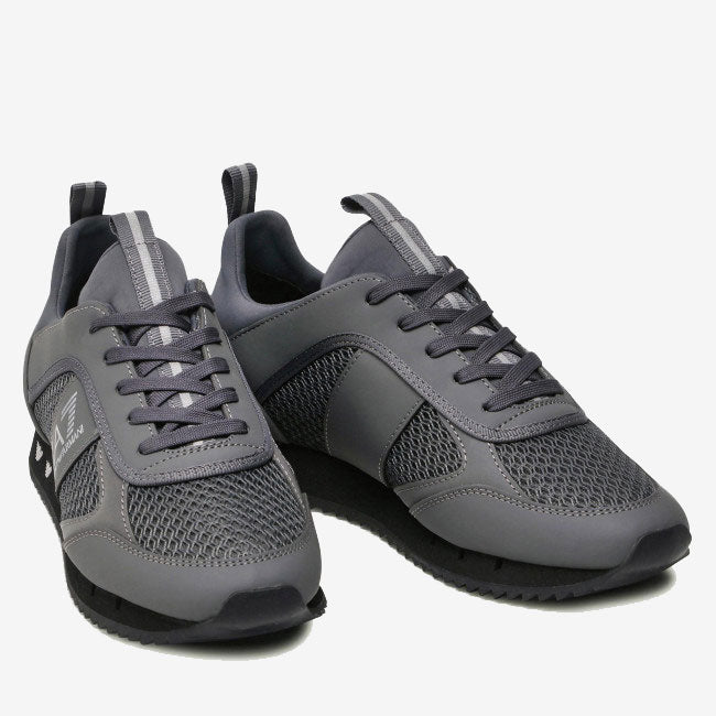 Unisex-Schuhe EA7 Emporio Armani Sneakers Farbe Iron Gate - Schwarz - Silber